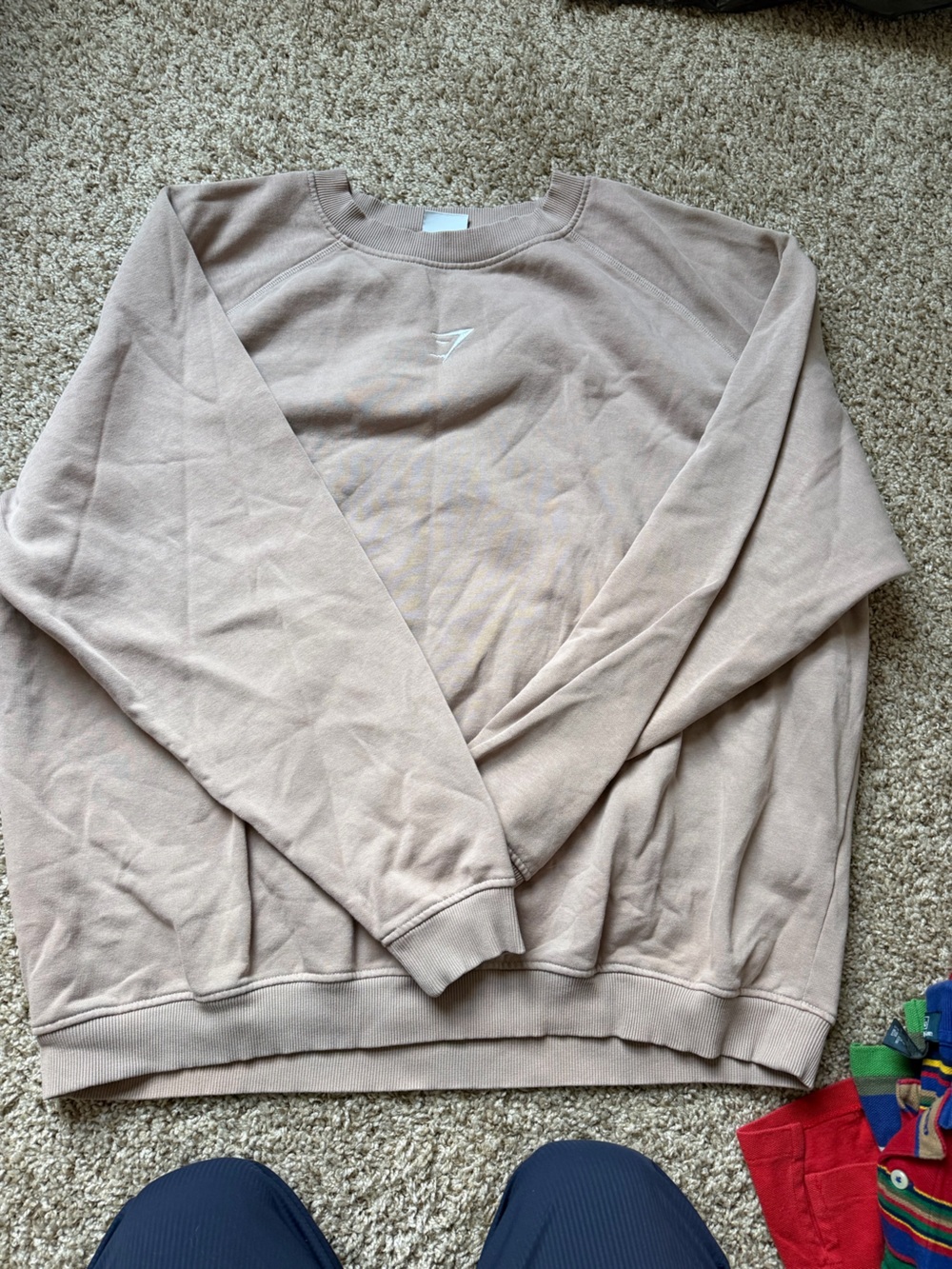 Gymshark Men’s Crewneck Sweatshirt in Light Taupe